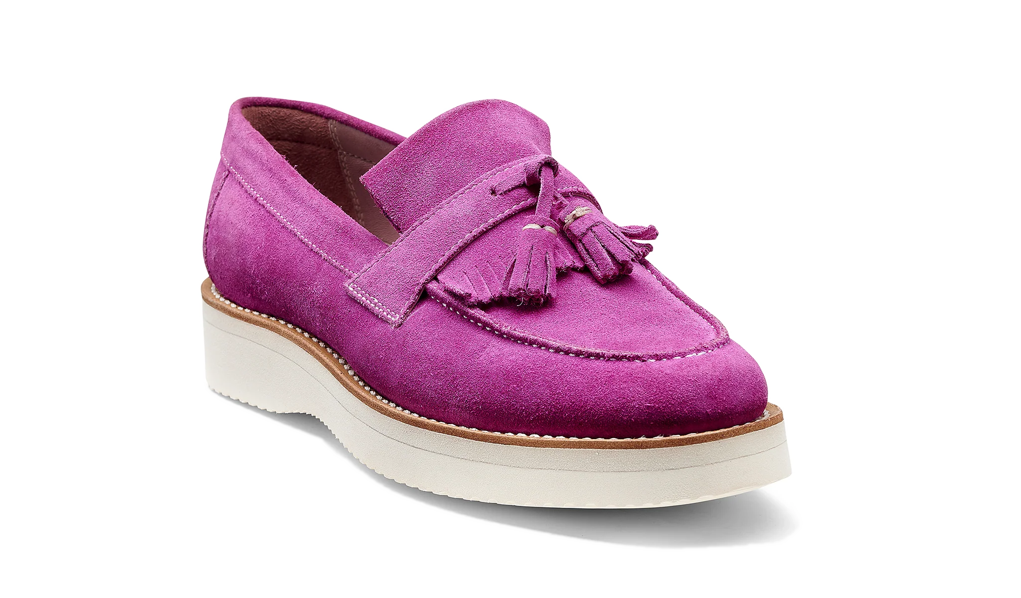 Abbie - Fuchsia Suede