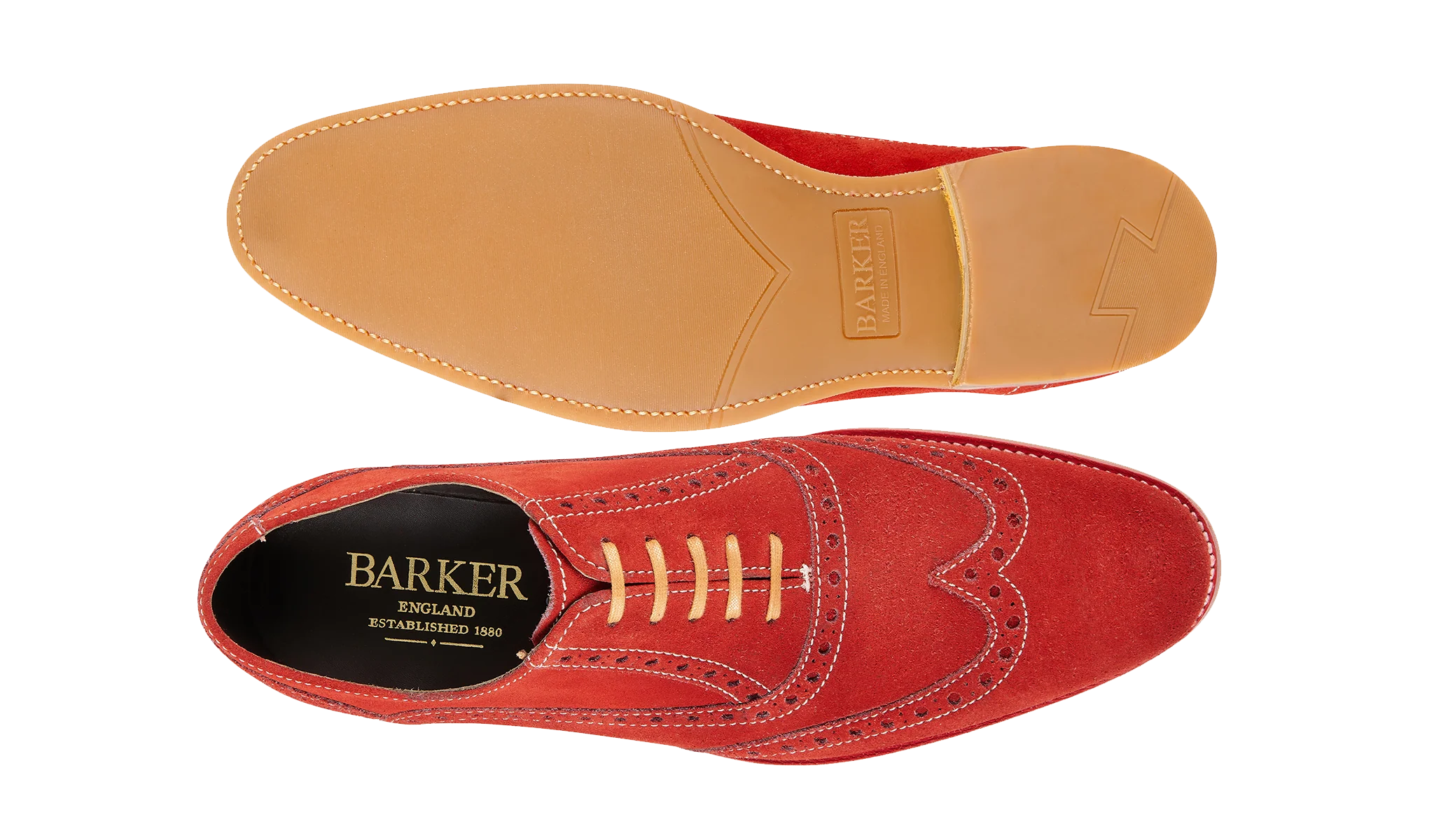 Grant - Red Grey Suede - Image 4