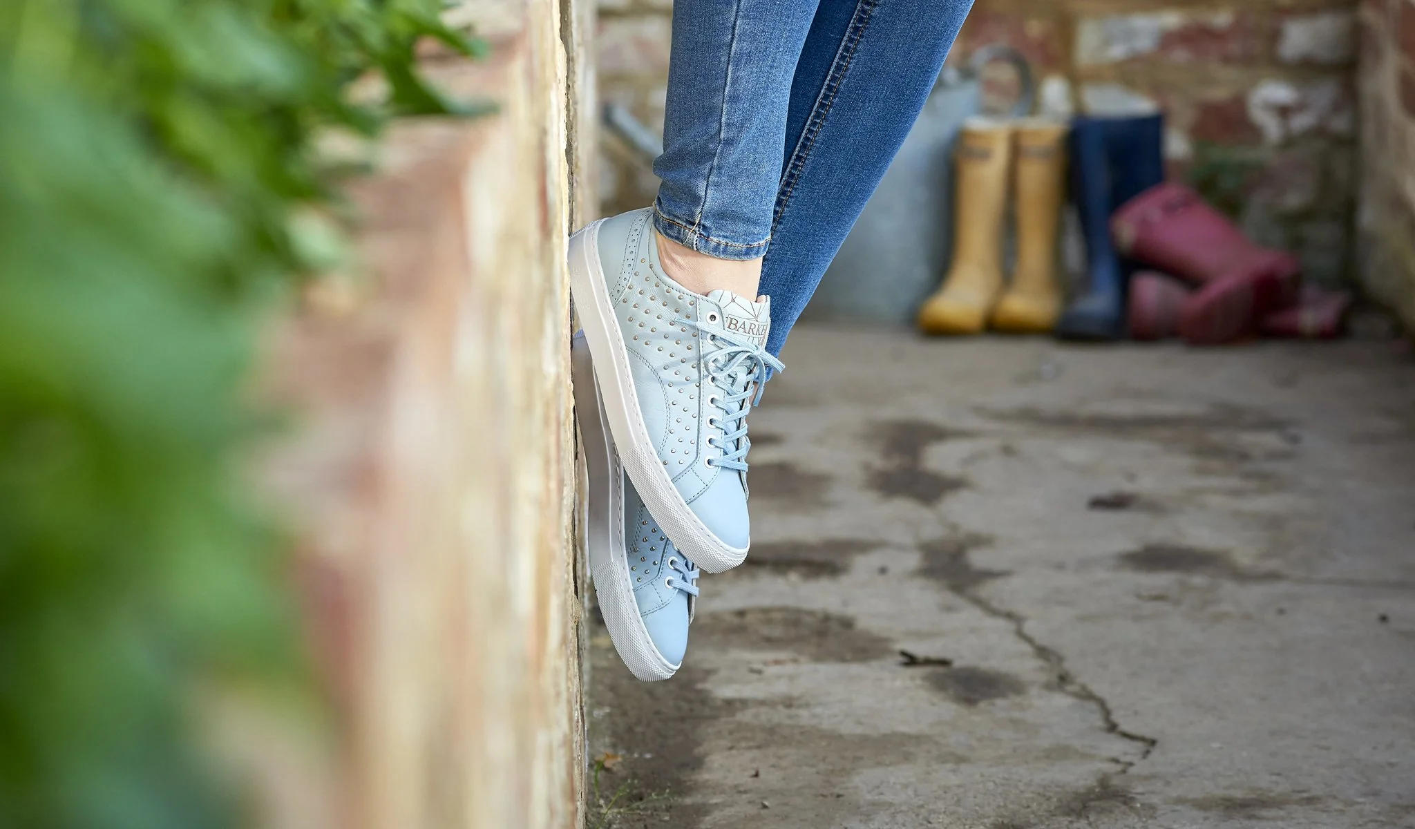Isla - Cedar Calf / Studs Sneaker Shoe - Image 5