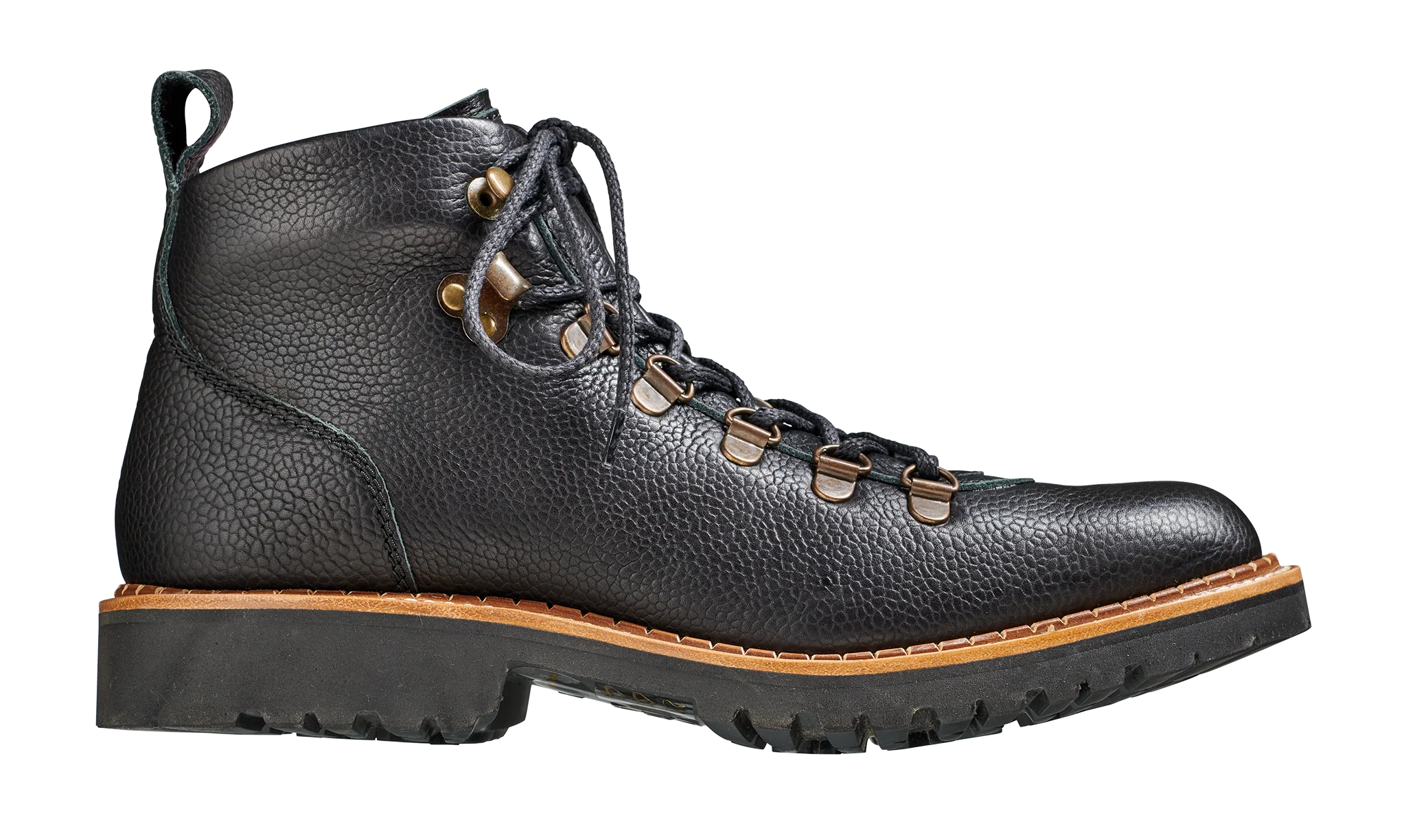 Julie - Black Grain Hiking Boot - Image 5
