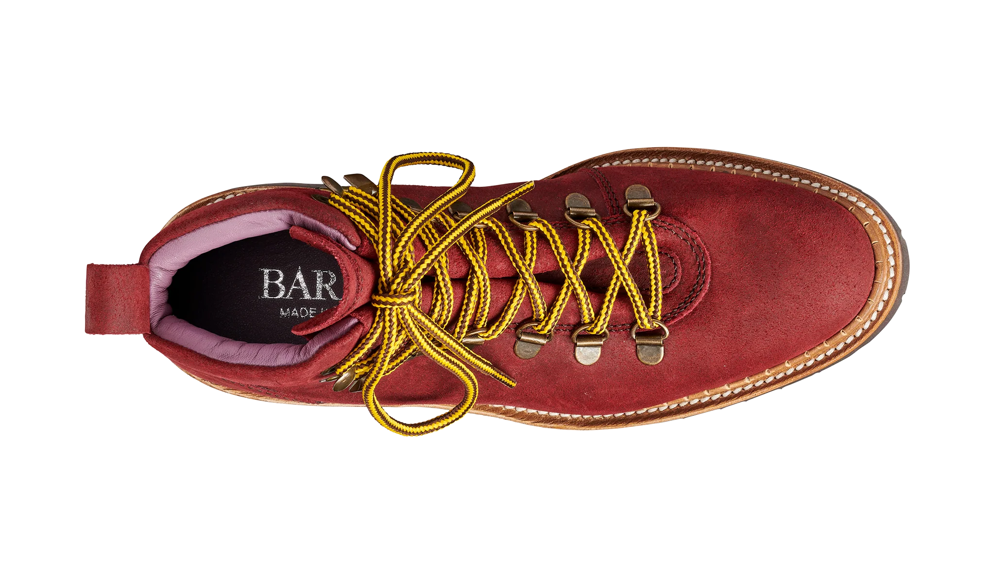 Julie - Plum Waxy Hiker Boot Womens - Image 3