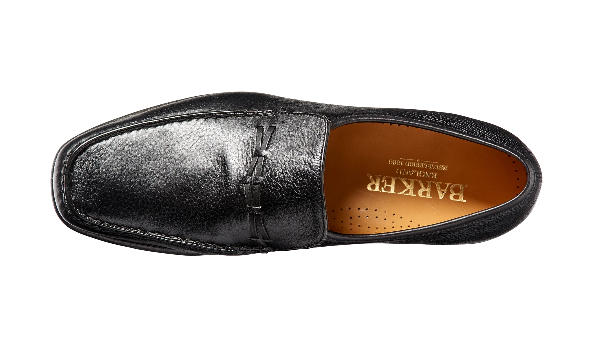 Leon - Black Deerskin / Calf Loafer - Image 3