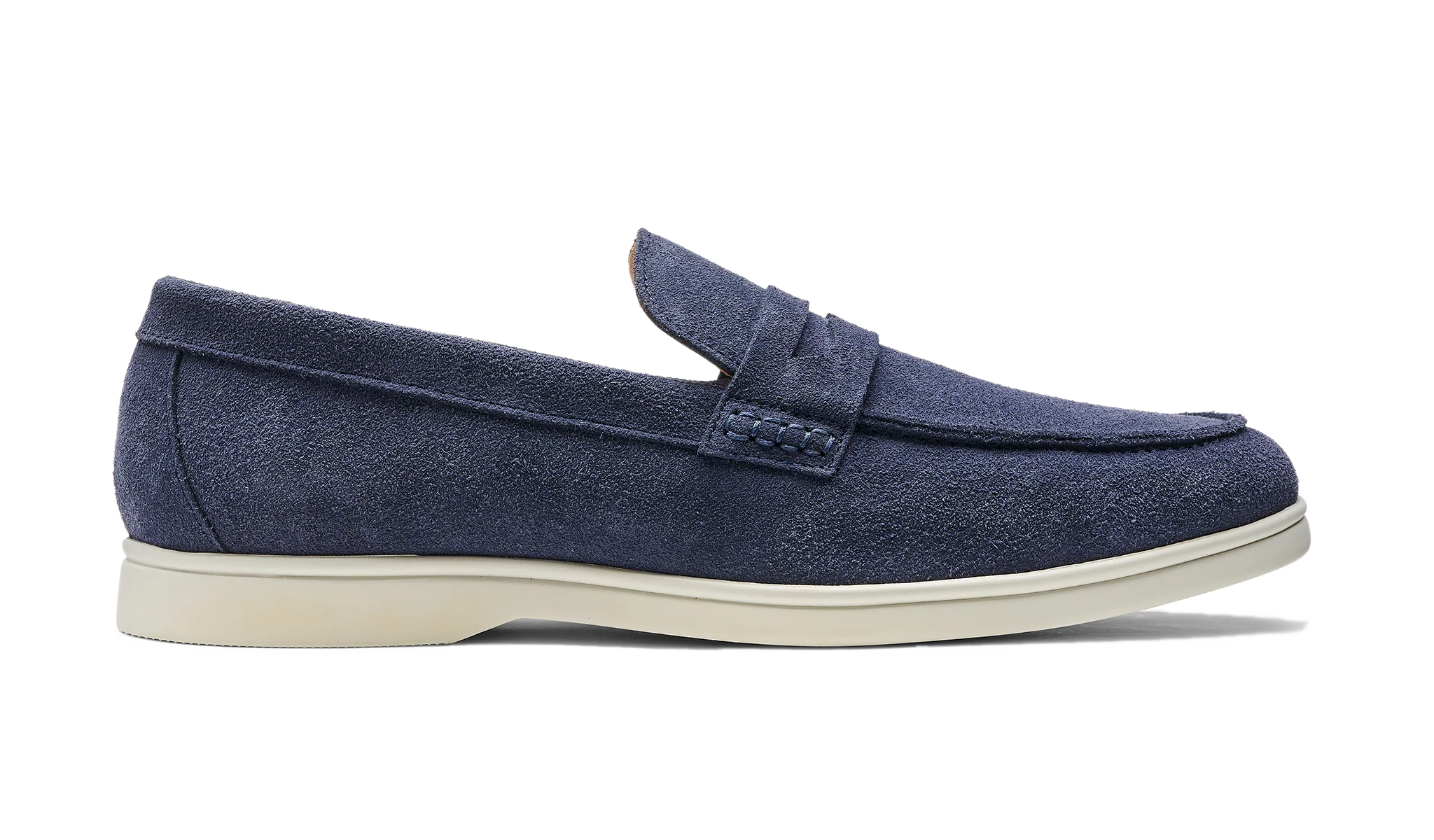 Santiago - Navy Suede White Sole - Image 2