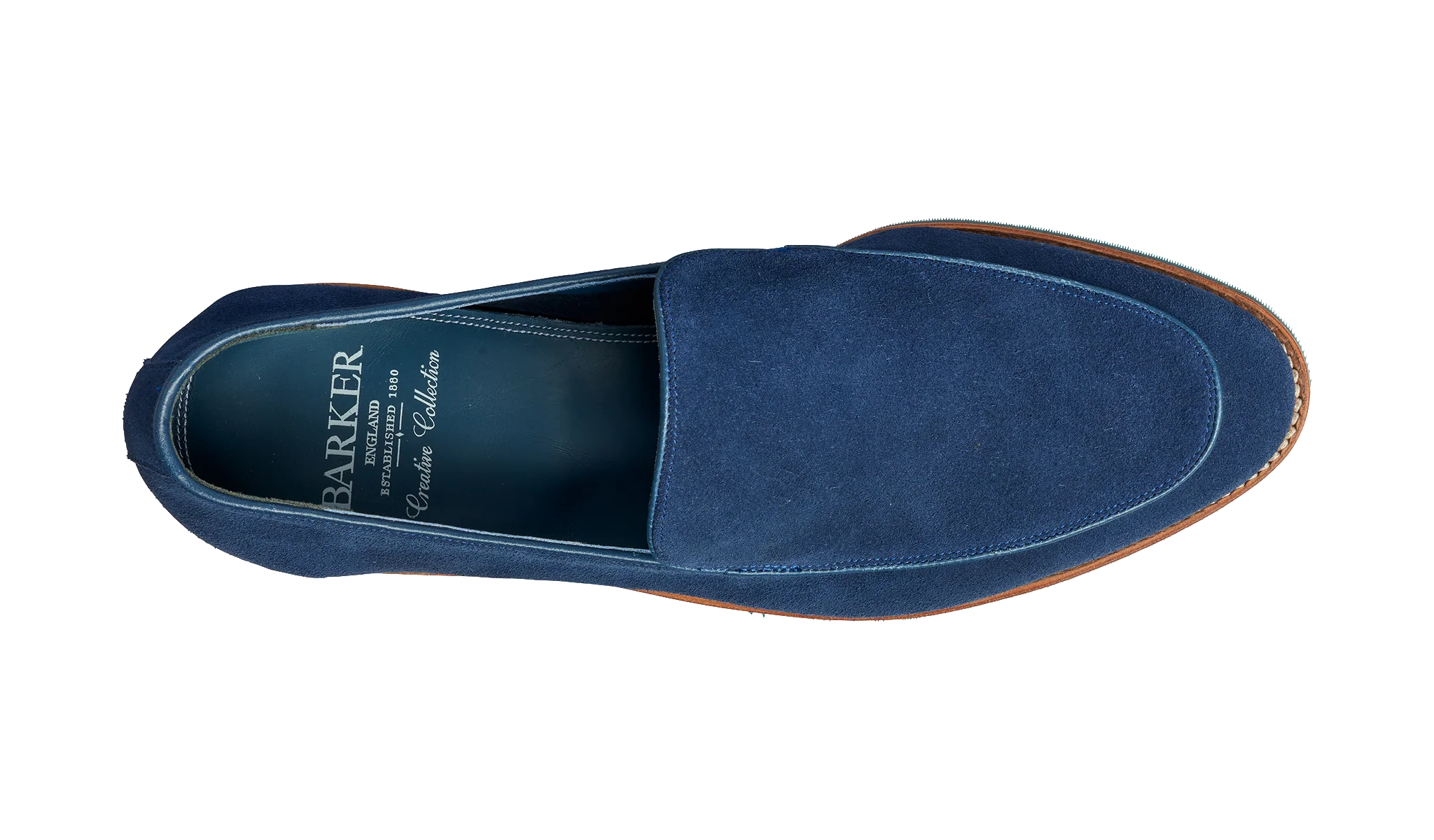 Toledo - Pacific Blue Suede Loafer - Image 3